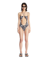 Black and White Zebra One-Piece Swimsuit | All | Antonia