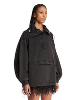Black High-Neck Blouson | PDP | Antonia