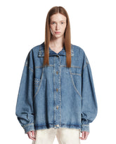 Blue Oversized Denim Jacket | PDP | Antonia