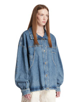 Blue Oversized Denim Jacket | PDP | Antonia