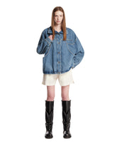 Blue Oversized Denim Jacket | PDP | Antonia