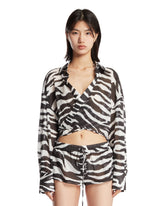 Zebra Cropped Top | PDP | Antonia