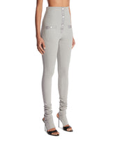 Leggings A Coste Grigi | PDP | Antonia