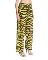 Black and Yellow Zebra-Print Pants | PDP | Antonia