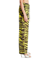 Black and Yellow Zebra-Print Pants | PDP | Antonia