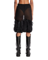 Black Feather Midi Skirt | PDP | Antonia