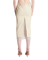 Gonna A Tubino Midi Beige | PDP | Antonia