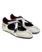 Silver Flat Floor 01 Ballerinas | PDP | Antonia