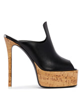 Black Irmelin Leather Mules | PDP | Antonia