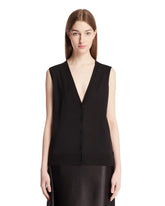 Black Neel Cashmere Vest | PDP | Antonia
