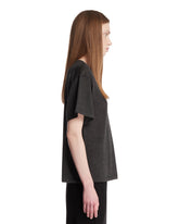Gray Cashmere T-Shirt | PDP | Antonia
