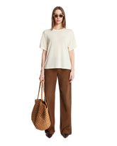 White Cashmere T-Shirt | PDP | Antonia