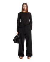 Black Monton Cashmere T-Shirt | PDP | Antonia
