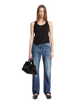 Top In Seta Lino E Cashmere Nero | PDP | Antonia