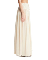 White Long Drawstring Skirt | PDP | Antonia