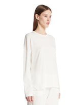 White Floris Cotton T-Shirt | PDP | Antonia