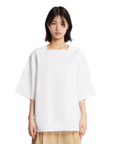 White Cotton T-Shirt | PDP | Antonia