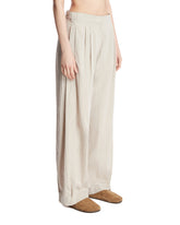 Gray Iven Silk and Nylon Pants | PDP | Antonia