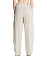 Gray Iven Silk and Nylon Pants | PDP | Antonia