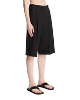 Black Kalyan Wool Shorts | PDP | Antonia