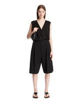 Black Kalyan Wool Shorts | PDP | Antonia