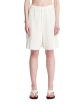 White Cotton Shorts | PDP | Antonia