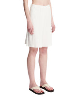 White Cotton Shorts | PDP | Antonia