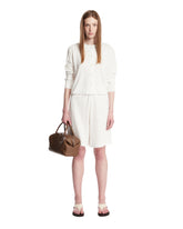 White Cotton Shorts | PDP | Antonia