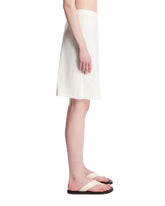 White Cotton Shorts | PDP | Antonia