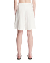 White Cotton Shorts | PDP | Antonia