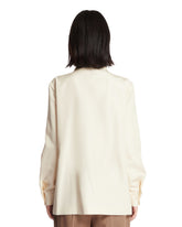 Beige Lucetta Silk Shirt | PDP | Antonia