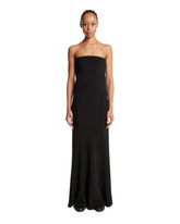 Black Silk Long Dress | PDP | Antonia
