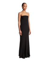 Black Silk Long Dress | PDP | Antonia