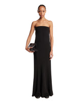 Black Silk Long Dress | PDP | Antonia