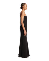 Black Silk Long Dress | PDP | Antonia