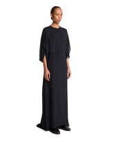 Blue Silk Long Dress | PDP | Antonia
