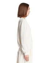 Maglione In Cotone E Seta Bianco | PDP | Antonia