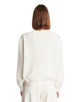Maglione In Cotone E Seta Bianco | PDP | Antonia