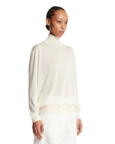 White Orly Cashmere and Silk Top | PDP | Antonia
