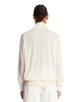 White Orly Cashmere and Silk Top | PDP | Antonia