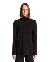 Black Viscose Top | PDP | Antonia