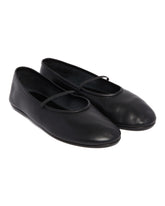 Black Elastic Ballet Flats | PDP | Antonia