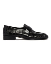 Black Eelskin Loafers | PDP | Antonia