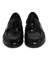 Black Eelskin Loafers | PDP | Antonia