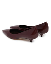 Burgundy Liisa Kitten Two Pumps | PDP | Antonia