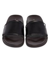 Brown Fussbet Leather Sandals | PDP | Antonia