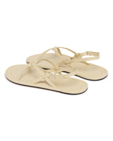 Beige Thin Cross Sandals | PDP | Antonia