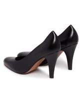Black Ornelia Leather Pumps | PDP | Antonia