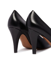 Black Ornelia Leather Pumps | PDP | Antonia