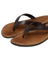 Brown Beach Flip-Flop Sandals | PDP | Antonia
